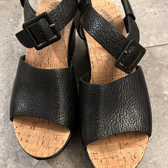 KORK-EASE KIERN LEATHER WEDGE SANDAL - Picture 5 of 10